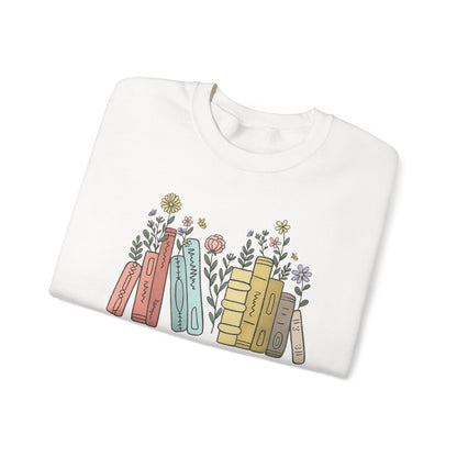 There Is No Such Thing As Too Many Books Sweatshirt, Book Lover Sweatshirt, Reading Sweatshirt, Bookish Hoodie, Gift for Book Lovers