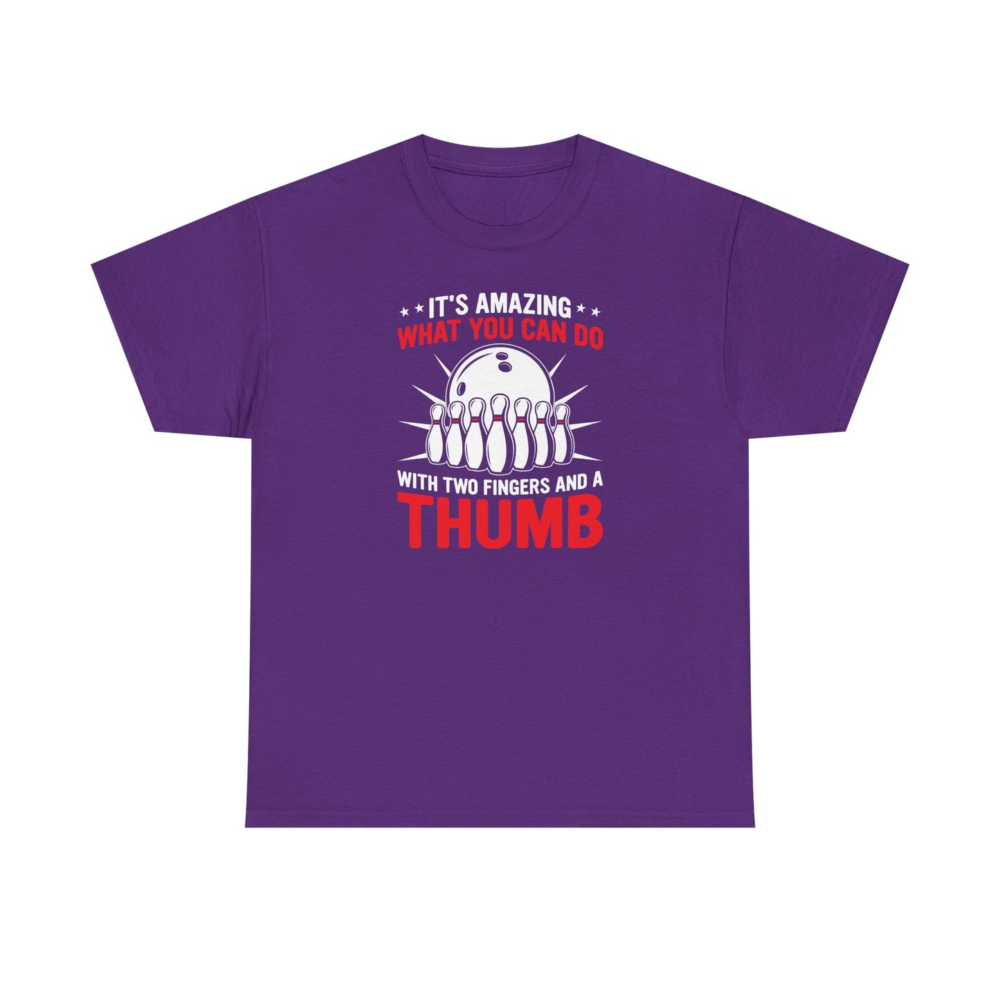 Bowling Humor Tee - Funny Graphic Unisex Heavy Cotton Shirt for Bowlers, Gift for Bowling Enthusiasts, Bowling Birthday, Sport Tee