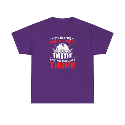 Bowling Humor Tee - Funny Graphic Unisex Heavy Cotton Shirt for Bowlers, Gift for Bowling Enthusiasts, Bowling Birthday, Sport Tee