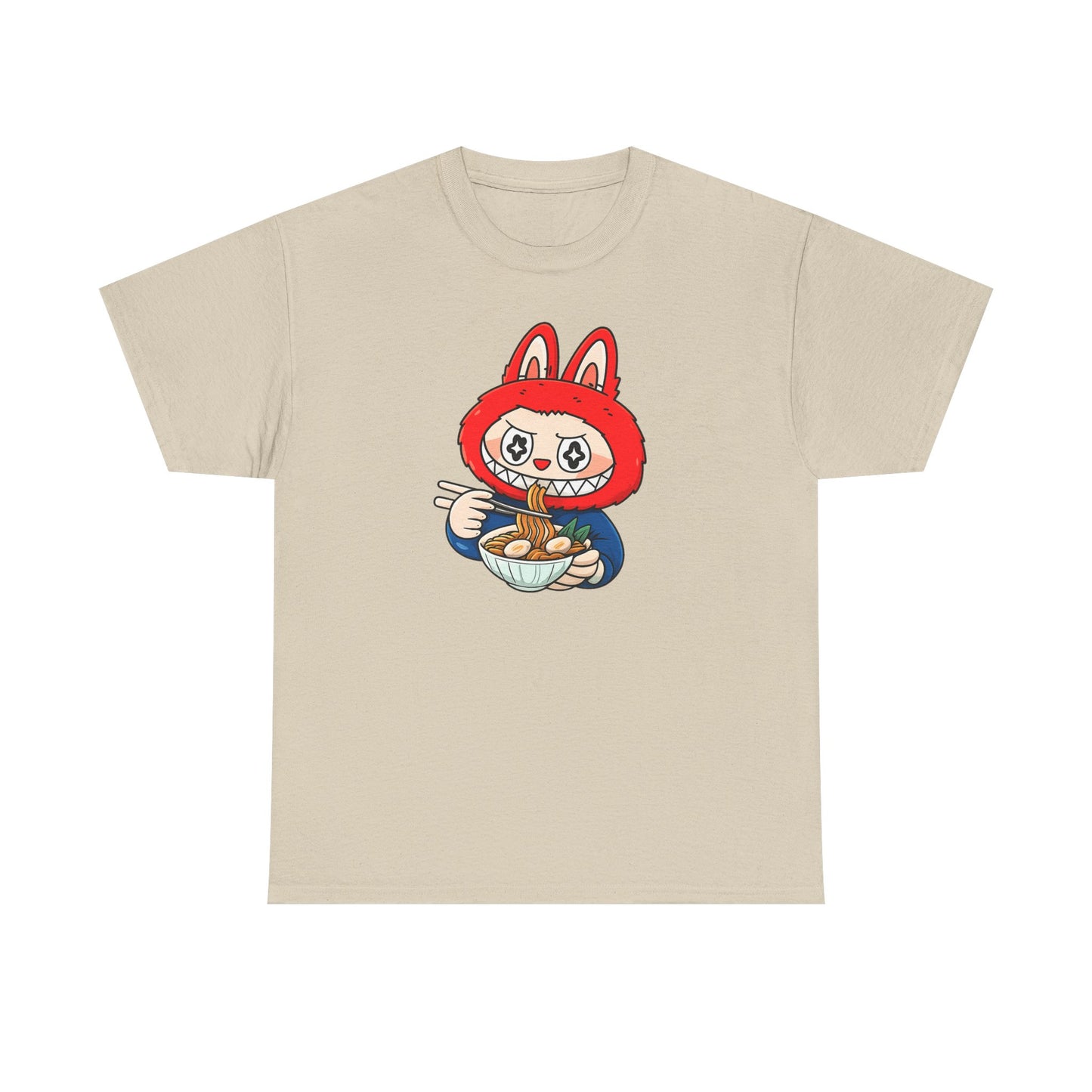 Labubu Ramen T-Shirt: Kawaii Japanese Anime Streetwear