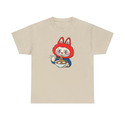 Labubu Ramen T-Shirt: Kawaii Japanese Anime Streetwear