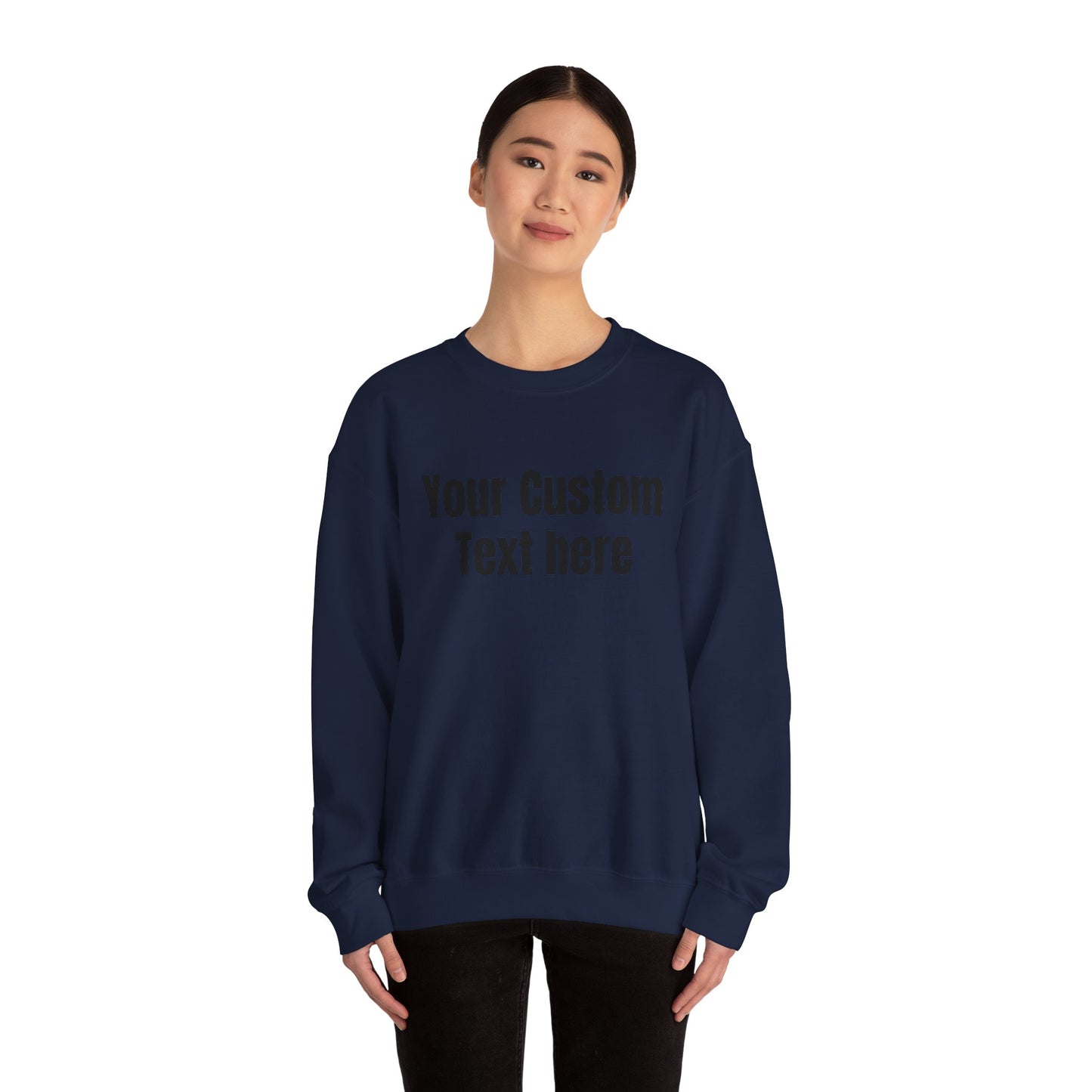 Customizable Crewneck Sweatshirt, Personalized Gift, Holidays, Unique Design, Perfect Gift for Anniversaries, Weddings, and Special Occasion