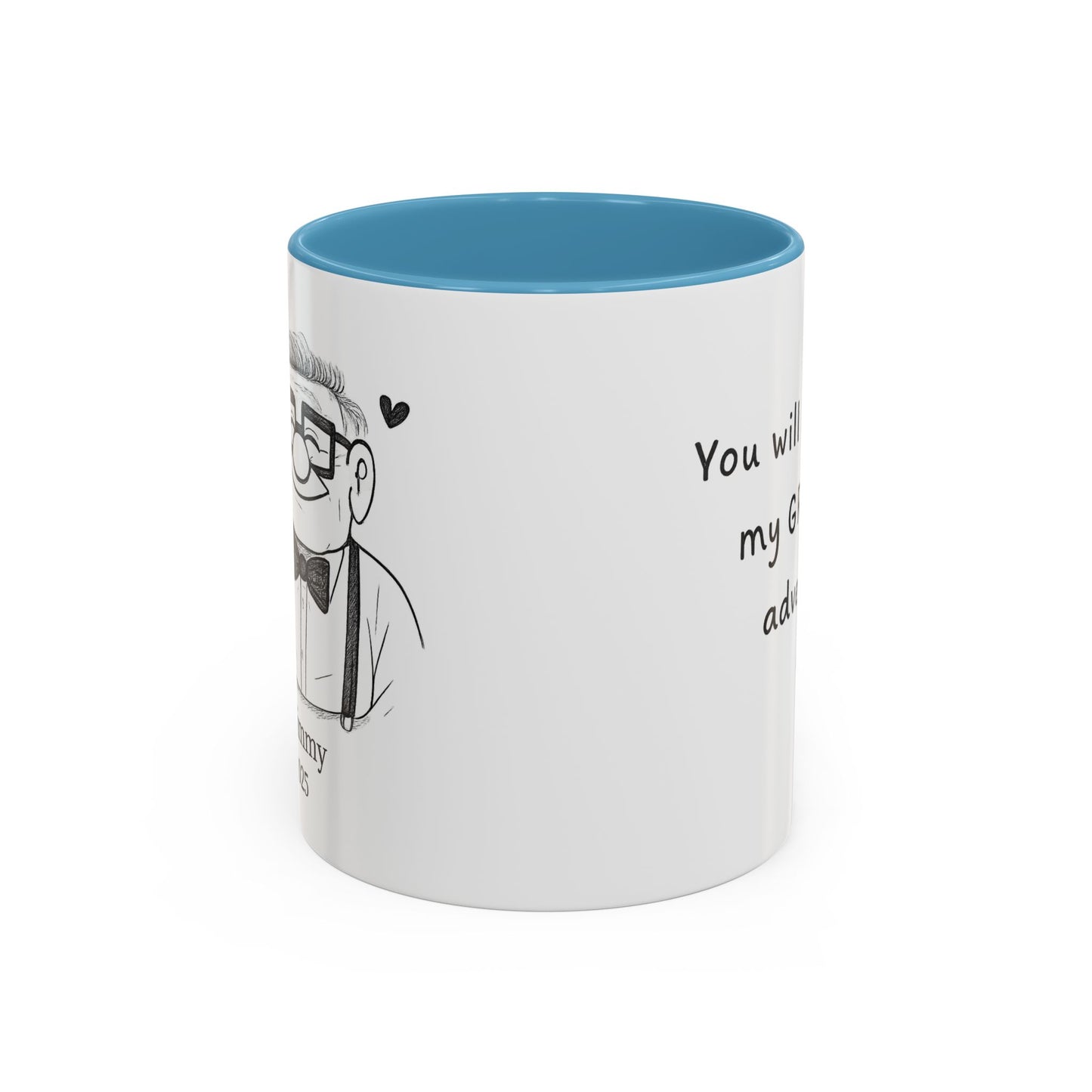 You're My Greatest Adventure Coffee Cup, Custom Line Drawing Couple Mug, Anniversary Gift For Husband Wife, Engagement Gift, Valentine's Day