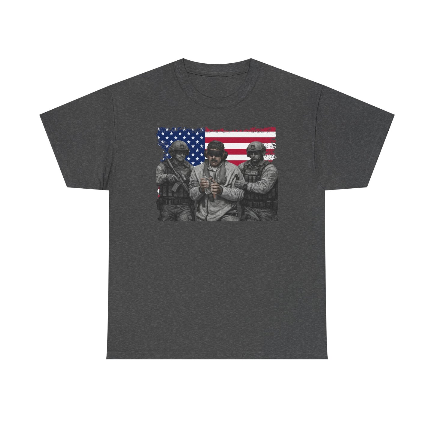 American Flag Soldiers T-Shirt | Patriotic Military Graphic Tee | Veteran Pride Shirt, USA Freedom Apparel Gift