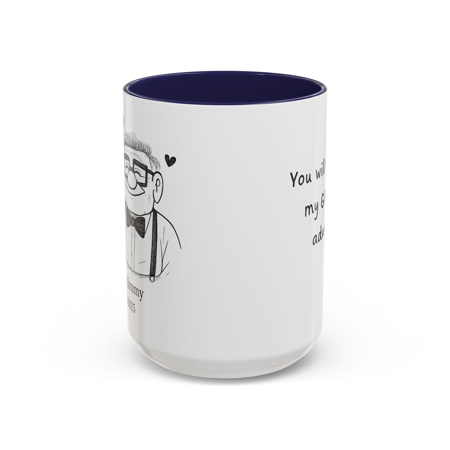 You're My Greatest Adventure Coffee Cup, Custom Line Drawing Couple Mug, Anniversary Gift For Husband Wife, Engagement Gift, Valentine's Day