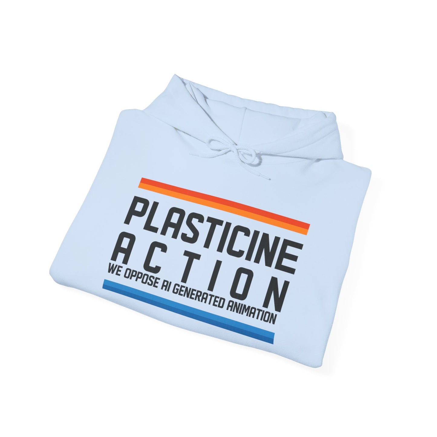 Plasticine Action Unisex Hoodie - Cozy Sweatshirt for Animators, Save Gaza, Free Palestine, Casual Wear
