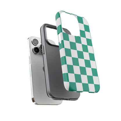 Checkered iPhone Case, Stylish Phone Cover,  Mobile Case For iPhone 17 Pro, 17, 16, 15, 14, 13, 12, 11, X, XR,XS MAX, Chic Gift for Her