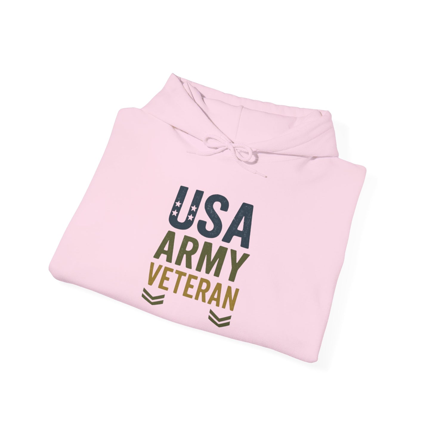 USA Army Veteran Hoodie - Unisex Heavy Blend Sweatshirt Hoodie, Military Apparel, Gift for Veterans, Navy Veteran Hoodie, Army Pride