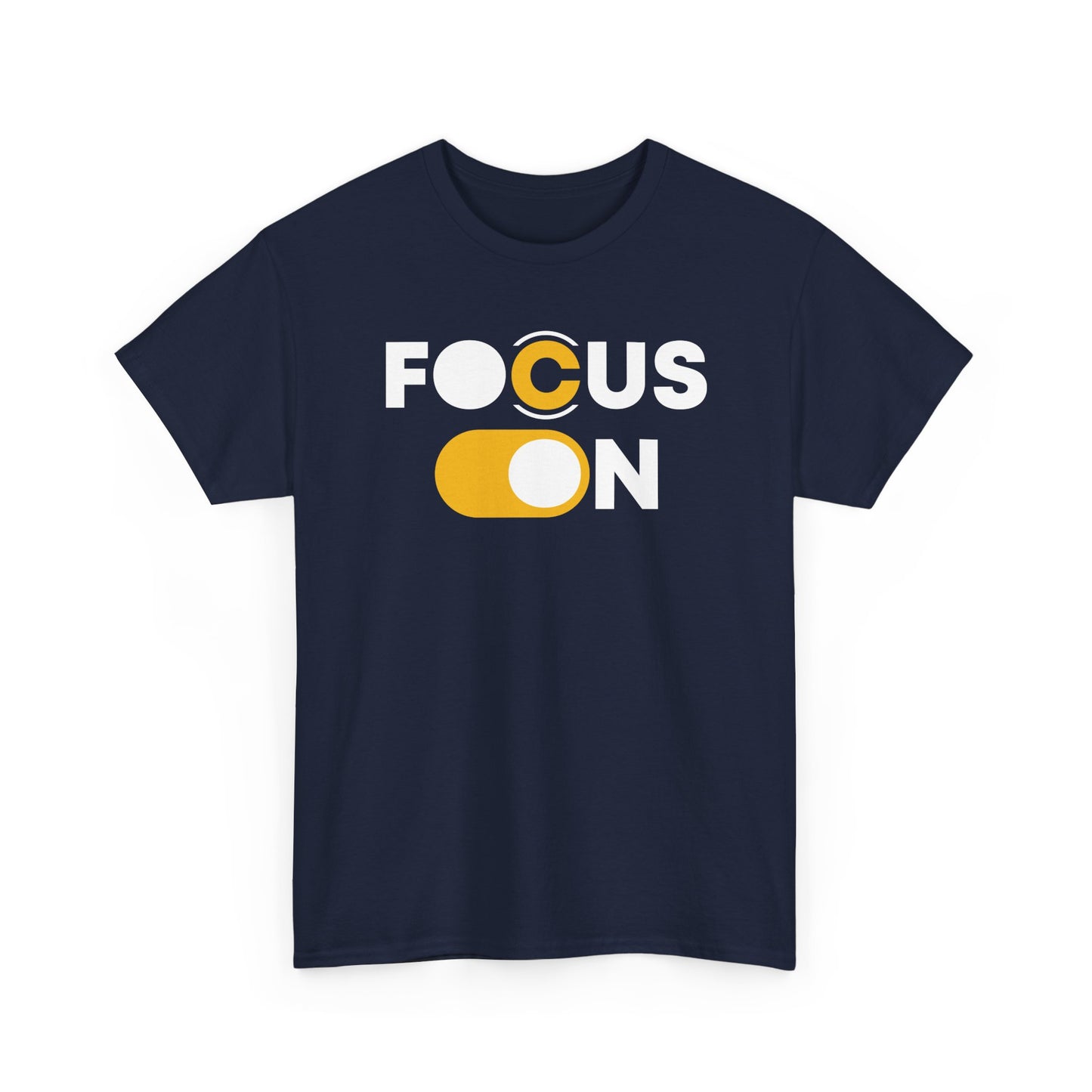 Focus On T-Shirt | Motivational Graphic Tee | Minimalist Positive Quote T-Shirt | Inspirational Gift for Men & Women