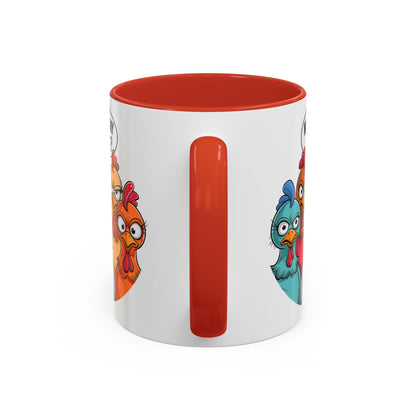 Where Is My Coffee? Chicken Trio Mug | Accent Coffee Mug | Mug for Coffee Lovers | Gift for Coworkers, Friends, and Family