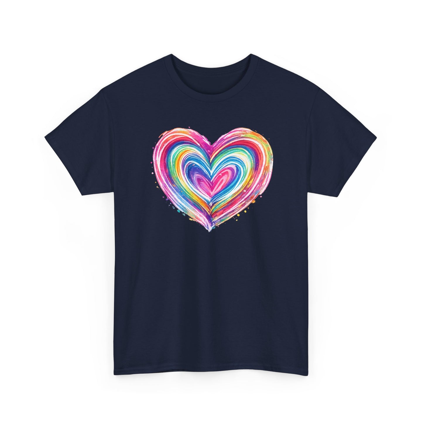 Comfort Colors Cute Heart Shirt, Brushstroke Heart Shirt, Anniversary Gift, Womens Love Shirt, Valentines Day Shirt, Coquette Valentine Tee