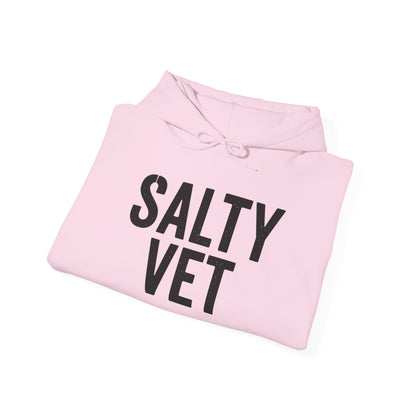 Salty Vet Hooded Sweatshirt, Cozy Unisex Hoodie for Veteran, Perfect Gift for Vets, Veterinarians, Casual Wear