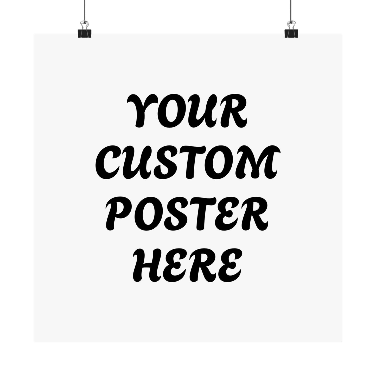 Customizable Matte Vertical Posters for Personalized Decor, Wall Art, Gift for Home, Custom Text Poster, Unique Artwork