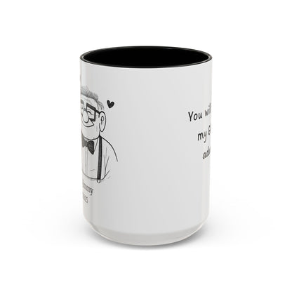 You're My Greatest Adventure Coffee Cup, Custom Line Drawing Couple Mug, Anniversary Gift For Husband Wife, Engagement Gift, Valentine's Day