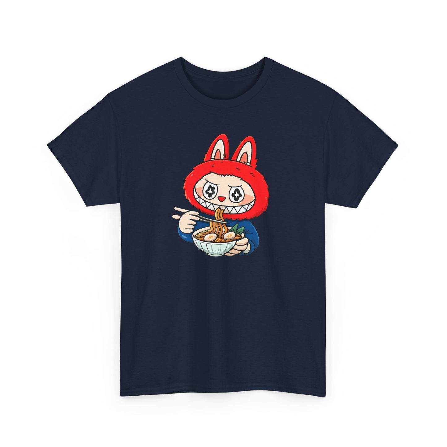 Labubu Ramen T-Shirt: Kawaii Japanese Anime Streetwear