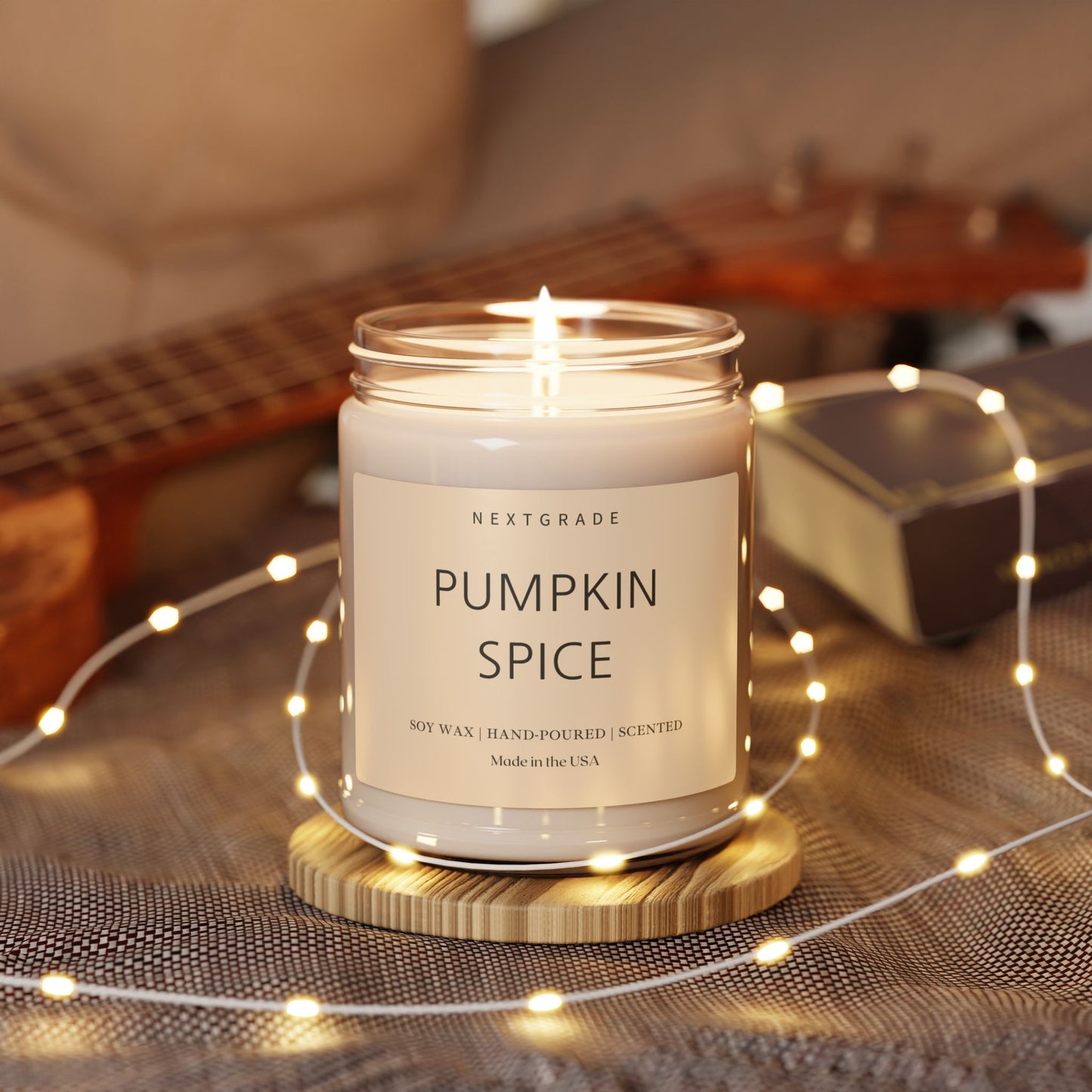 Pumpkin Spice Soy Candle | Cozy Home Decor, Halloween Candle, Fall Scents, Home Fragrance, Gift for Her, Autumn Vibes, Relaxation Candle