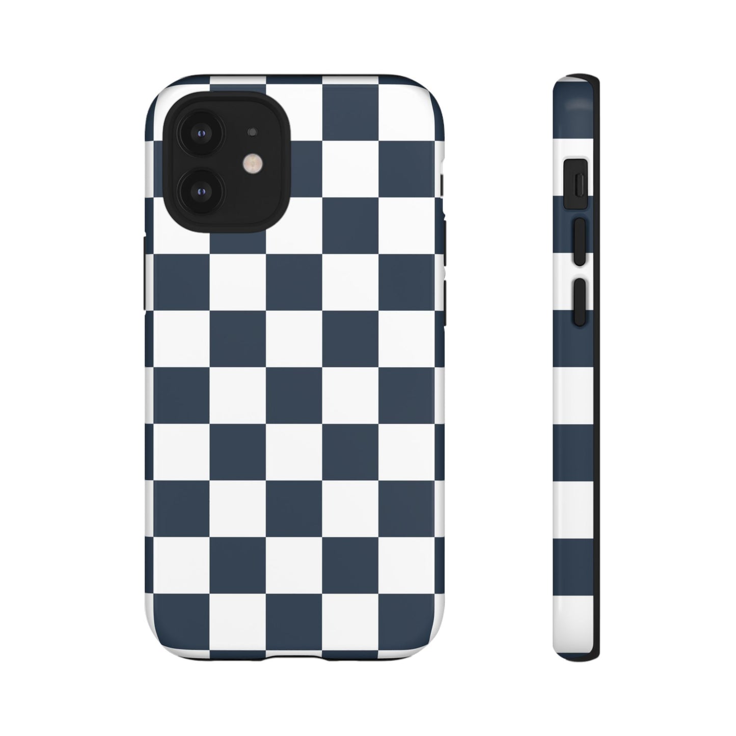 Checkered Pattern iPhone Case, iPhone Cover, Modern iPhone Accessory, Gift for Him, Trendy Mobile Protection