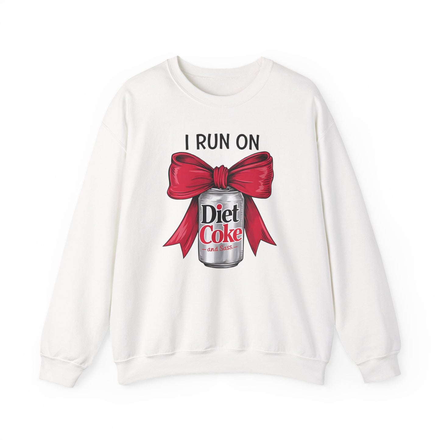 Diet Coke Sweatshirt, Funny Soda Lover Crewneck, Rhinestone Style Graphic Sweatshirt, Cozy Casual Pullover Gift for Her