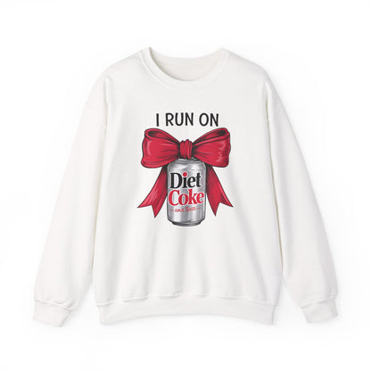 Diet Coke Sweatshirt, Funny Soda Lover Crewneck, Rhinestone Style Graphic Sweatshirt, Cozy Casual Pullover Gift for Her
