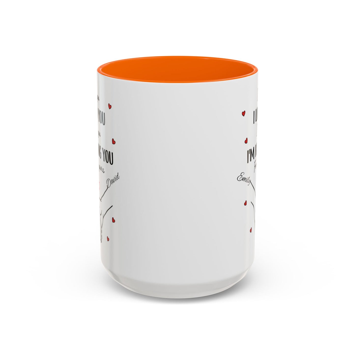 I Met You I Liked You I Love You I'm Keeping You Mug, Personalized Couple Coffee Cup, Handshake Hearts Love Gift, Valentine Gift