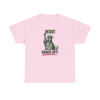 Statue of Liberty Resist Hands Off Tee | Political Protest Shirt | Resist Hands Off Shirt | Womens Rights Protest Shirt
