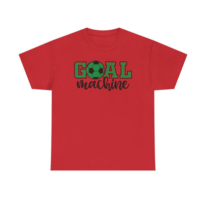 Goal Machine Soccer T-Shirt, Green Football Graphic Tee, Youth & Adult Soccer Shirt, Fun Sports Team Shirt, FIFA World CUP 2026