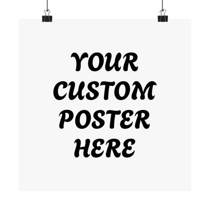 Customizable Matte Vertical Posters for Personalized Decor, Wall Art, Gift for Home, Custom Text Poster, Unique Artwork