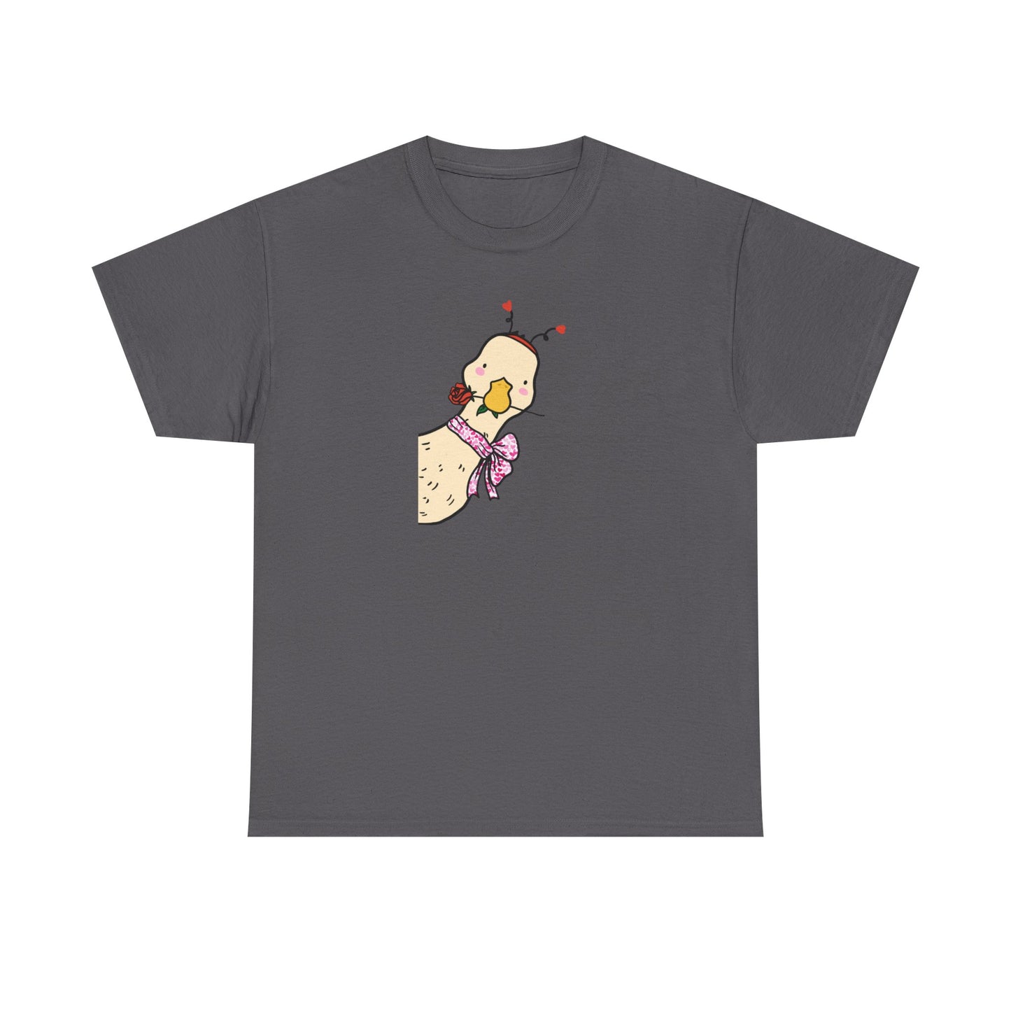 Cute Duck Shirt Kawaii Ducky Tee | Bow Duck T-Shirt | Cute Animal Top | Aesthetic Graphic Tee | Gift for Women Girls Teens
