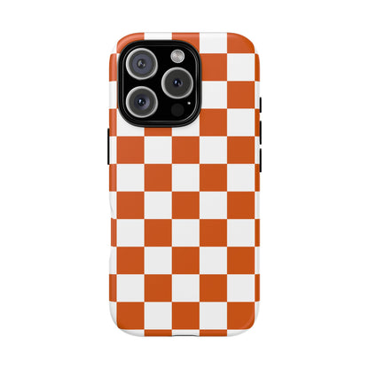Checkered Phone Case, Trendy Phone Cover, iPhone 17 Pro, 17, 17 Air, 16, 15, 14, 13, 12, 11, X, XR, XS MAX