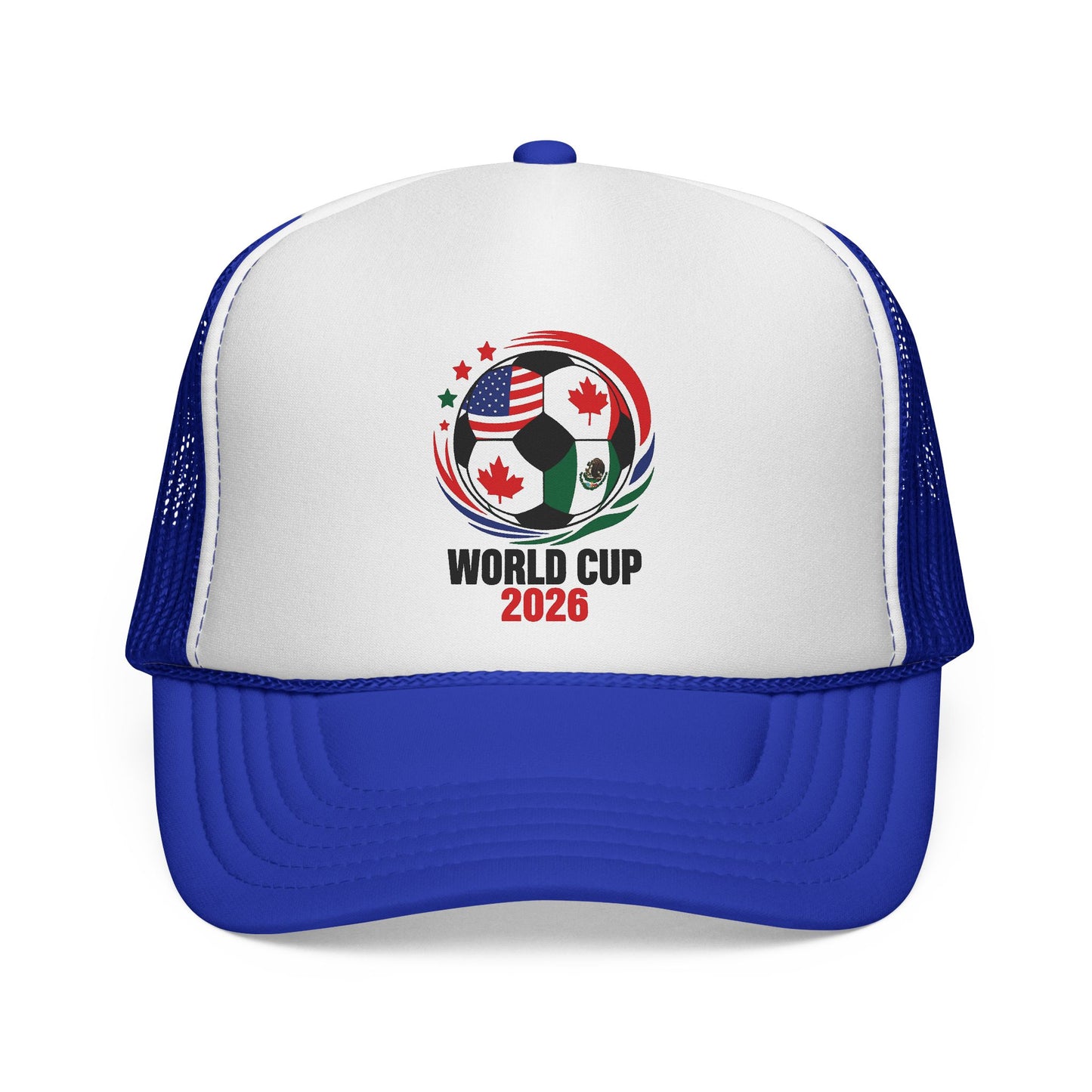 World Cup 2026 Trucker Hat, Soccer Ball Flag Cap, Adjustable Mesh Back Hat, Football Fan Gift, Match Day Accessory, Team Pride Baseball Cap