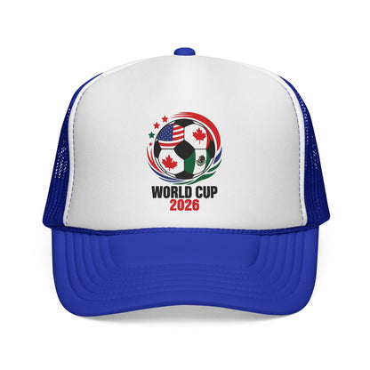 World Cup 2026 Trucker Hat, Soccer Ball Flag Cap, Adjustable Mesh Back Hat, Football Fan Gift, Match Day Accessory, Team Pride Baseball Cap