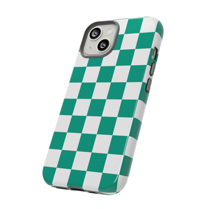 Checkered iPhone Case, Stylish Phone Cover,  Mobile Case For iPhone 17 Pro, 17, 16, 15, 14, 13, 12, 11, X, XR,XS MAX, Chic Gift for Her
