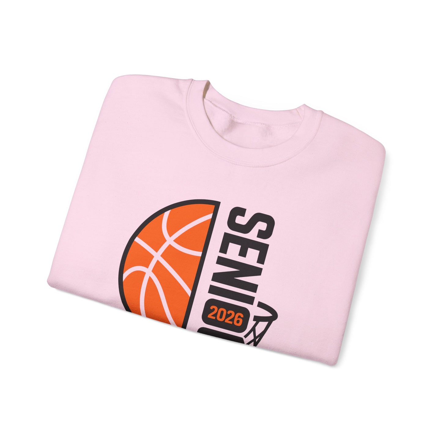 Basketball Senior 2026 Crewneck Sweatshirt | Basketball Hoop Grad Design | Gift For Senior, Sports Fan Gift, Graduation Sweatshirt, High