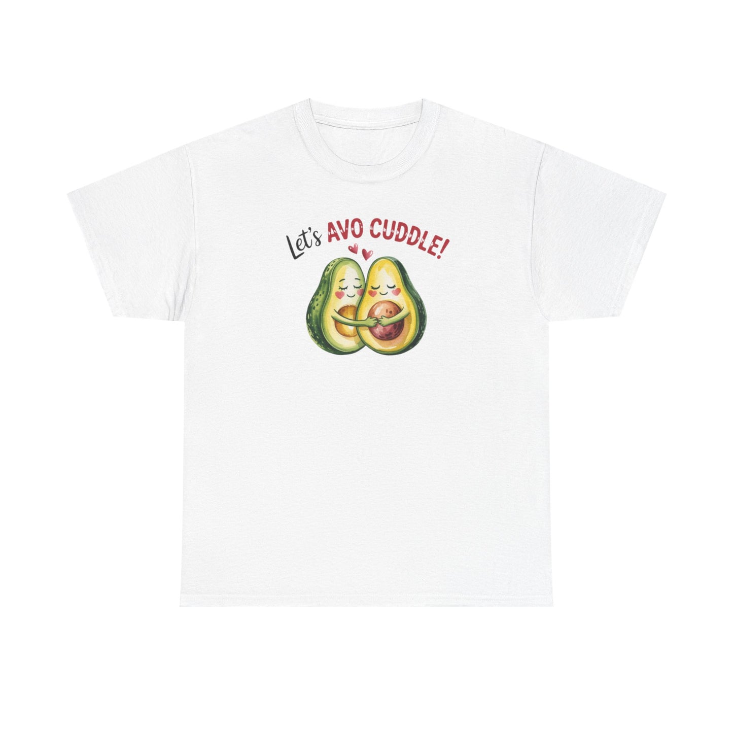 Let's Avo Cuddle Avocado Shirt | Cute Pun Food Lover Tee | Couples Matching Shirt | Anniversary Gift for Him Her | Funny Avocado Tee