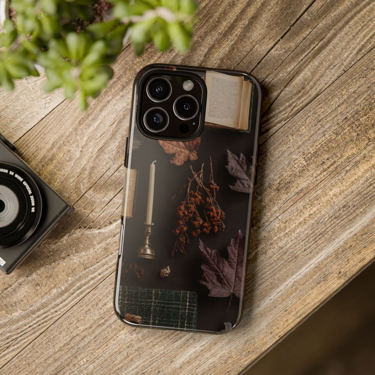 Floral Nature Phone Case, Tough Phone Case for Fall Decor, Phone Case for iPhone and Samsung, Stylish Protective Cover for iPhone