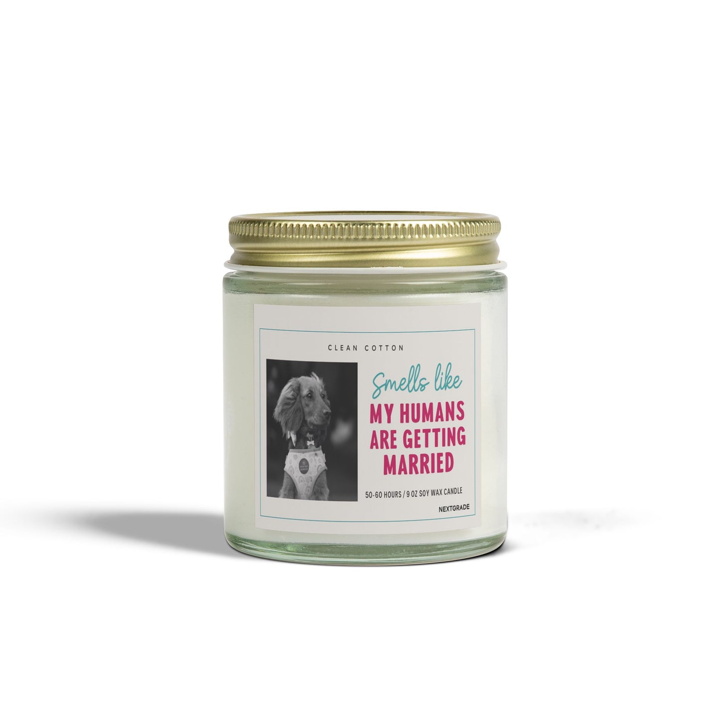 Wedding Scented Candle, Perfect for Engagements, Bridal Showers, Home Decor, Pet Lovers, Unique Gift Idea