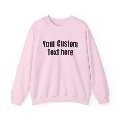 Customizable Crewneck Sweatshirt, Personalized Gift, Holidays, Unique Design, Perfect Gift for Anniversaries, Weddings, and Special Occasion