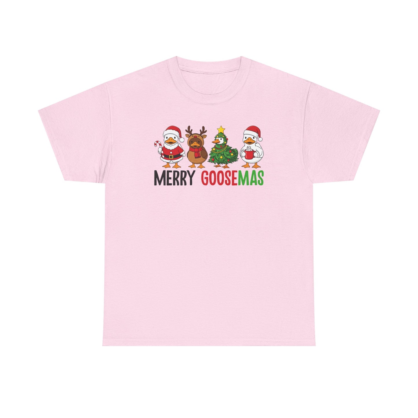 Merry Goosemas Shirt | Funny Christmas Goose T-Shirt | Holiday Humor Tee | Cute Santa Goose Shirt | Xmas Gift for Men & Women