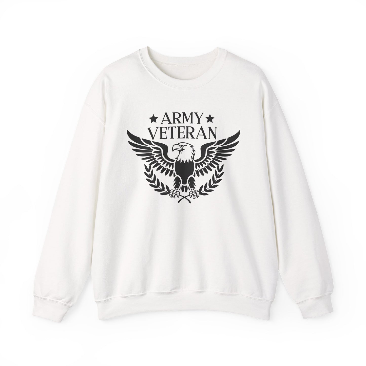 Army Veteran Crewneck Sweatshirt, Tribute Apparel, Gift for Veteran, Military Pride Sweatshirt, Comfortable Casual Wear, Veteran Day Gift