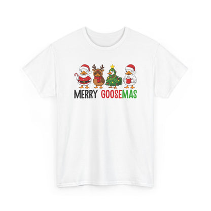 Merry Goosemas Shirt | Funny Christmas Goose T-Shirt | Holiday Humor Tee | Cute Santa Goose Shirt | Xmas Gift for Men & Women