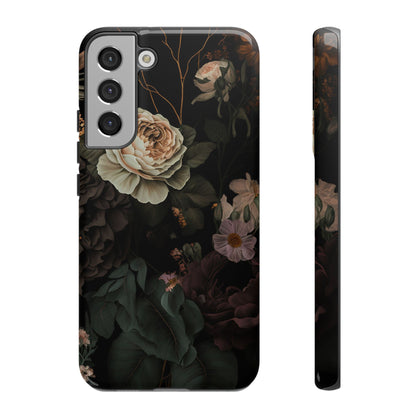 Floral Phone Case For iPhone And Samsung, Tough Cases, Flower Design, Stylish Protection, Gift for Her, Nature Lovers Accessory, Floral Gift
