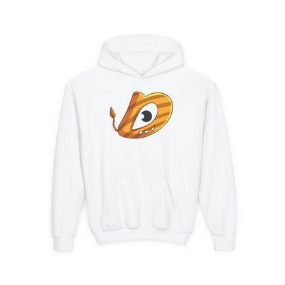 Whimsical Youth Hoodie with Playful Design, Cute Sweatshirt for Kids, Fun Gift for Birthdays, Cozy Winter Wear, Cartoon Style