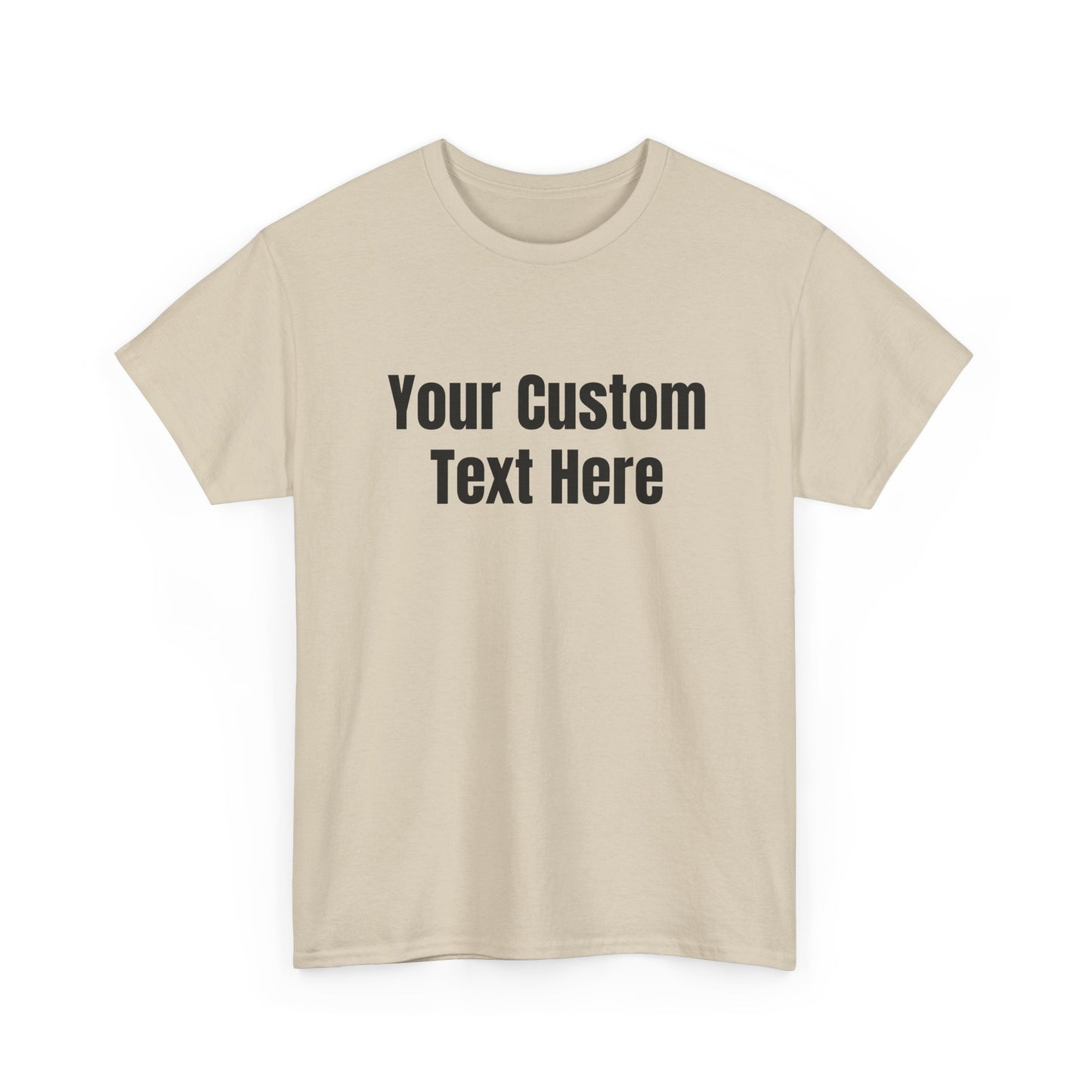 Customizable Heavy Cotton Tee - Perfect for Gifts, Events, Casual Wear, Team Outfits, Celebrations, Perfect Gift for Birthdays
