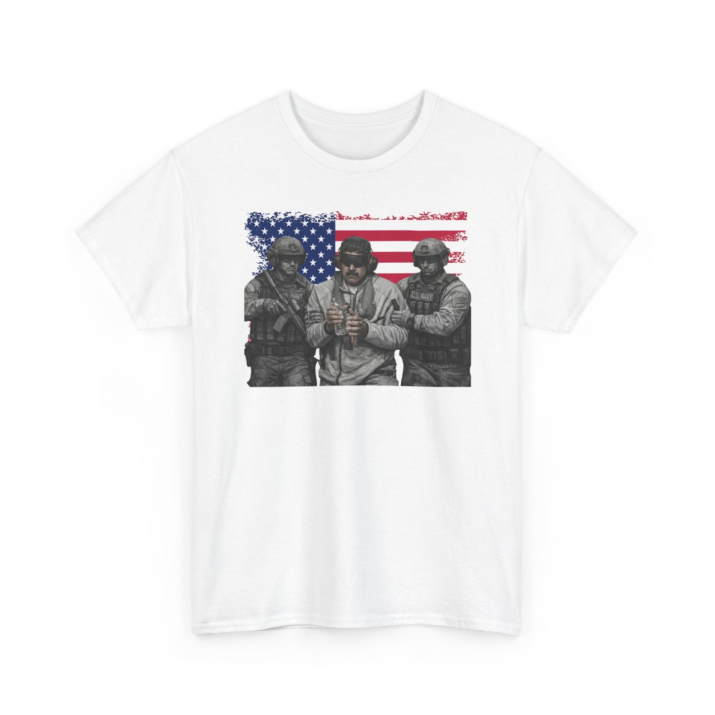 American Flag Soldiers T-Shirt | Patriotic Military Graphic Tee | Veteran Pride Shirt, USA Freedom Apparel Gift