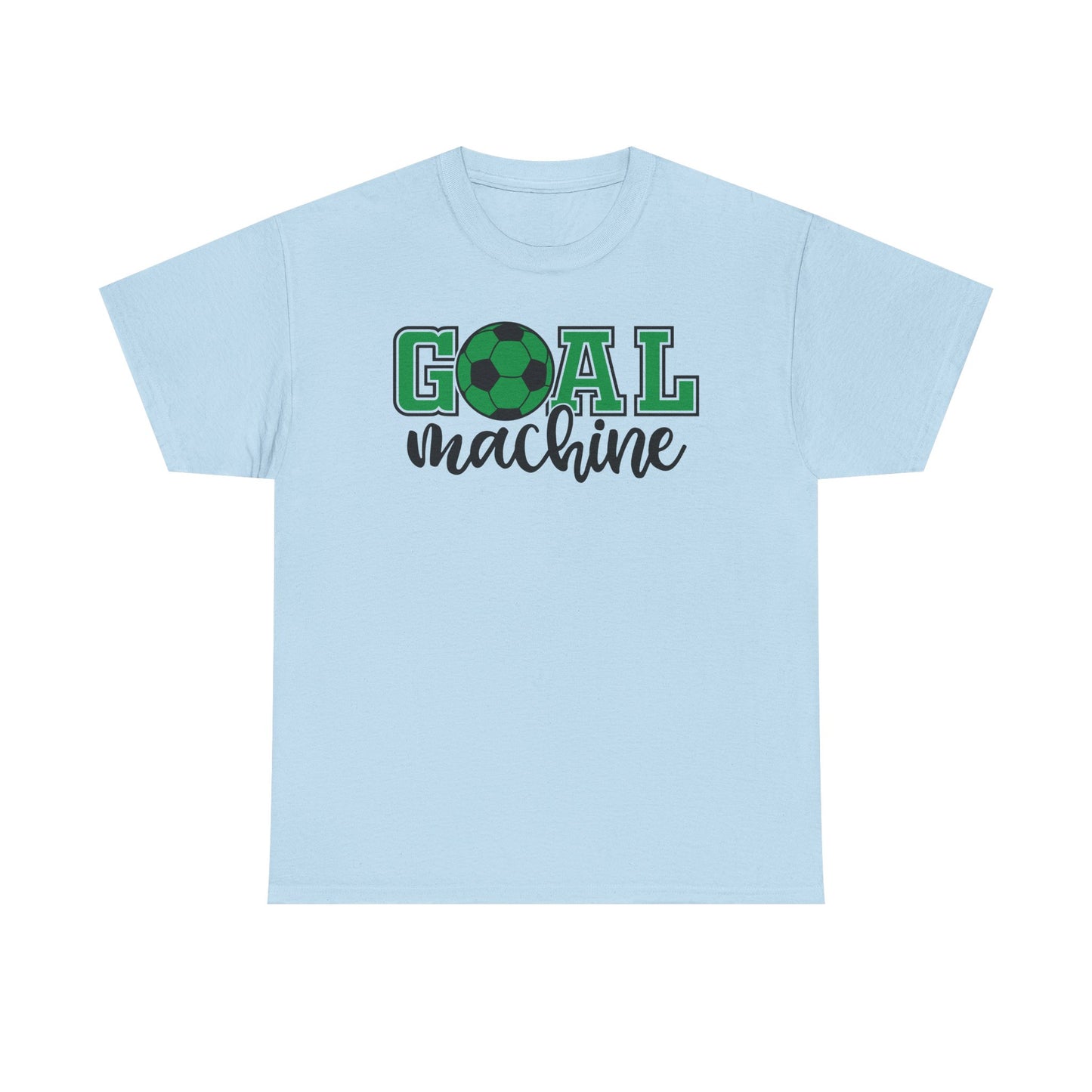 Goal Machine Soccer T-Shirt, Green Football Graphic Tee, Youth & Adult Soccer Shirt, Fun Sports Team Shirt, FIFA World CUP 2026