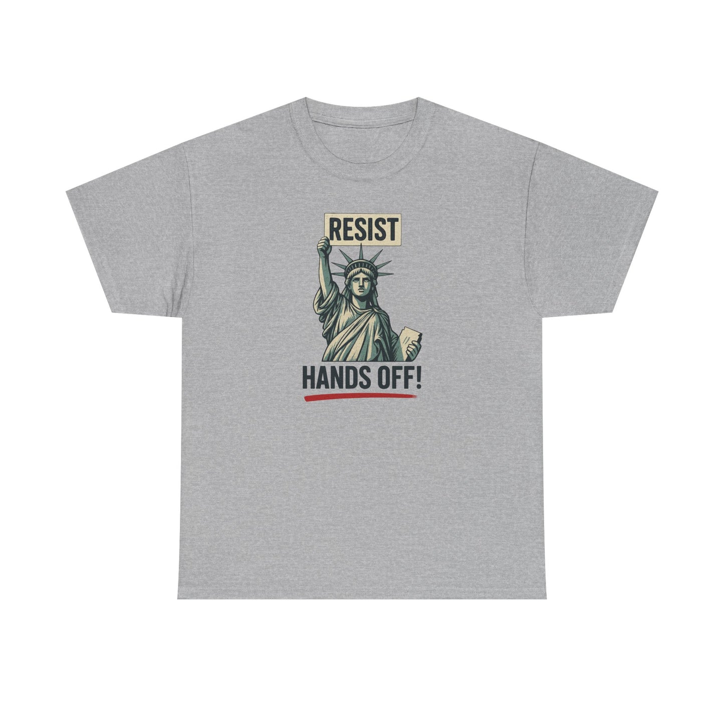 Statue of Liberty Resist Hands Off Tee | Political Protest Shirt | Resist Hands Off Shirt | Womens Rights Protest Shirt