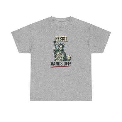 Statue of Liberty Resist Hands Off Tee | Political Protest Shirt | Resist Hands Off Shirt | Womens Rights Protest Shirt