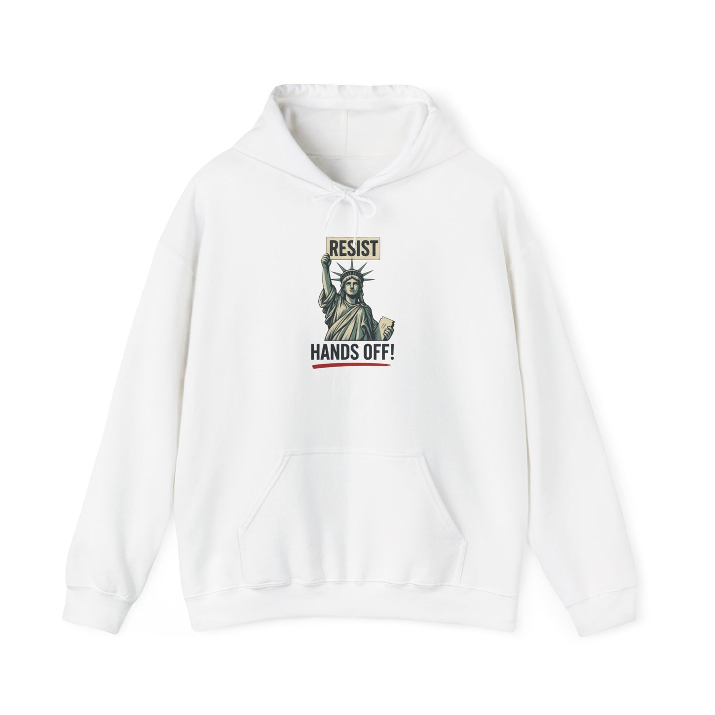 Resist Statue of Liberty Hands Off Hoodie | Political Protest Pullover | Resist Hands Off Hoodie | Equality Hoodie | Social Justice Gift