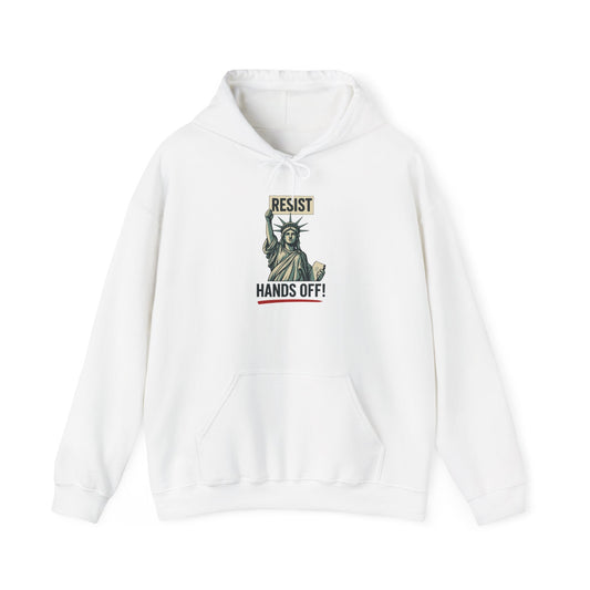 Resist Statue of Liberty Hands Off Hoodie | Political Protest Pullover | Resist Hands Off Hoodie | Equality Hoodie | Social Justice Gift