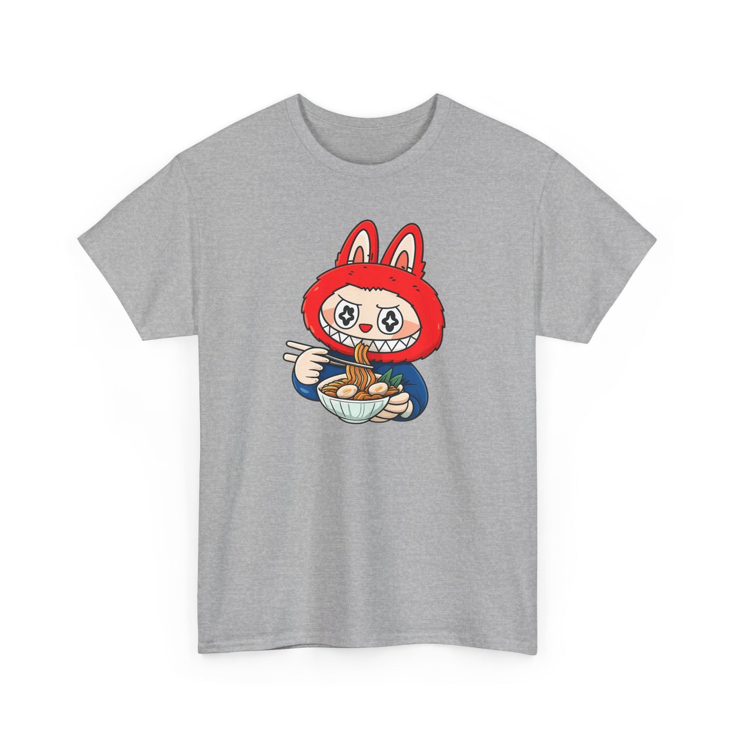 Labubu Ramen T-Shirt: Kawaii Japanese Anime Streetwear